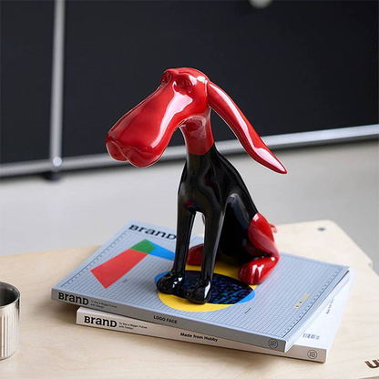 Abstract Dog Sculpture-MM122