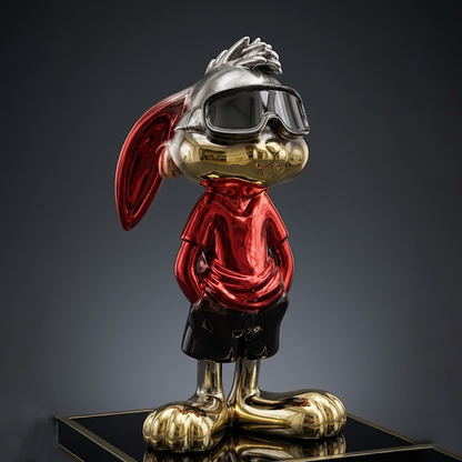 Chrome Rabbit Figurine-GH76