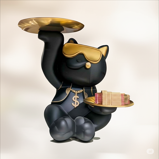 Modern Cat Butler Tray