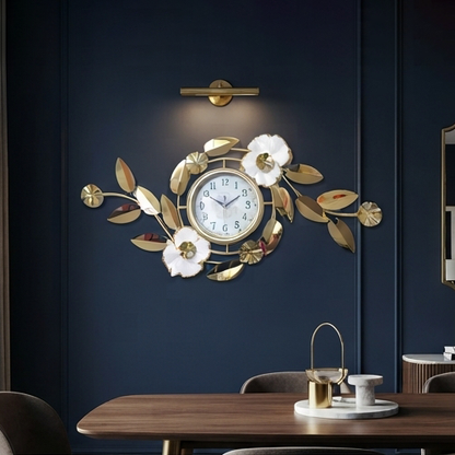 Decorative Metal Wall Clock 100x50CM-42