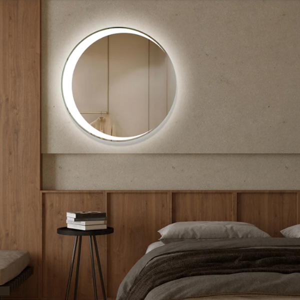 Modern Round Mirror With LED-M15