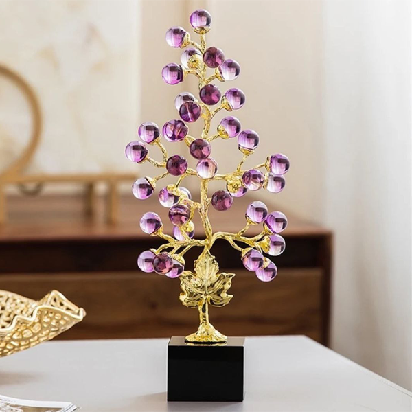 Purple grapes modern decor