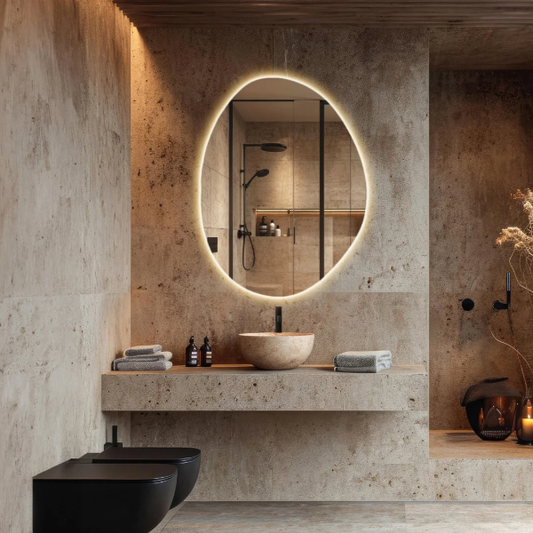 Modern Shape Mirror With LED-M04