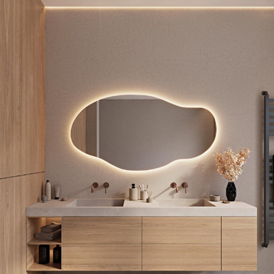 Modern Shape Mirror With LED-M06