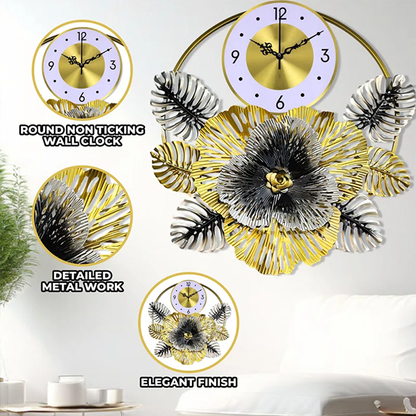 Modern metal wall clock 60X60cm-7521
