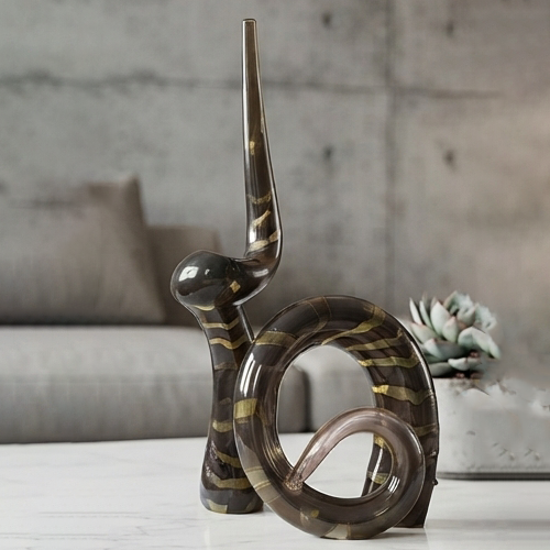 Abstract Glass Art Sculpture Set-mm212