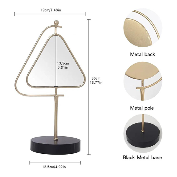 Metal stand mirrors-s78/1