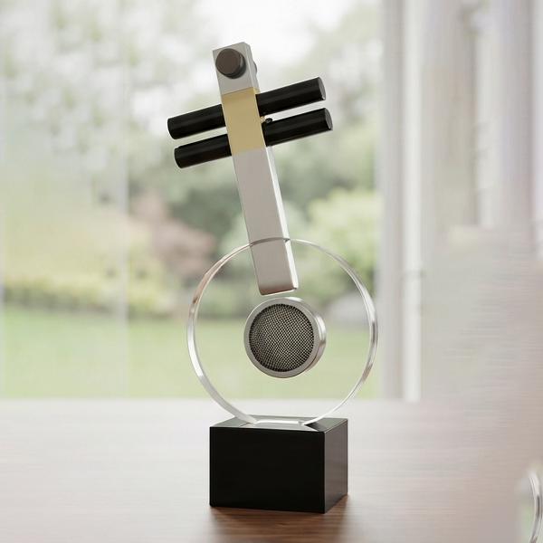 Crystal Musical Instrument Sculpture-GH110