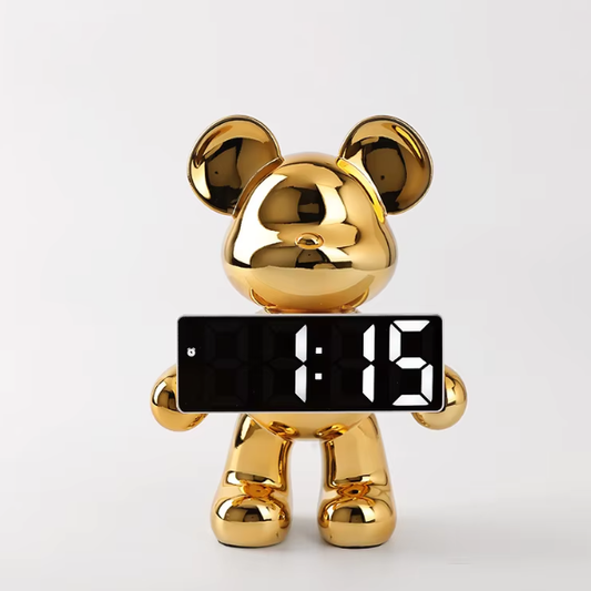 Porcelain Bear Clock-GH43