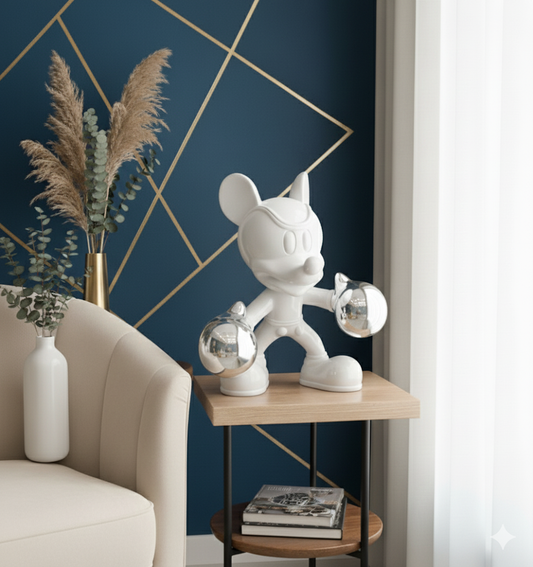 Modern Boxer Mouse Sculpture-LY01