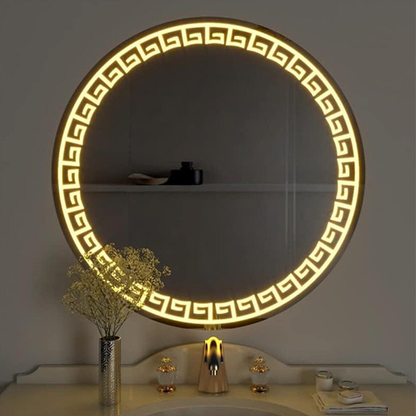 Modern Round Mirror With LED-M08
