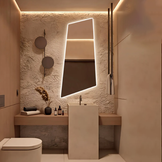 Modern Shape Mirror With LED-M10