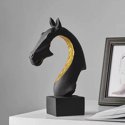 Horse Head Art Decor Statue-JD01