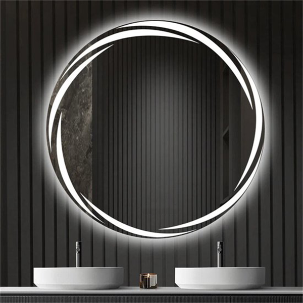 Modern Round Mirror With LED-M01