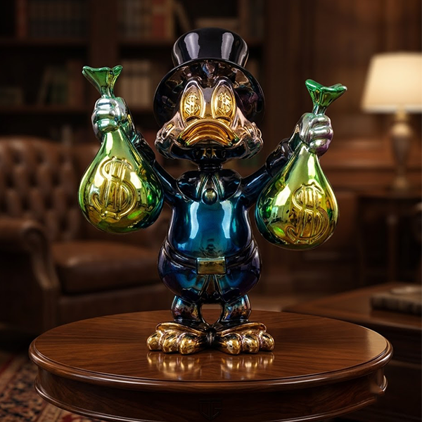 McDuck Metallic Wealth Statue-GH100