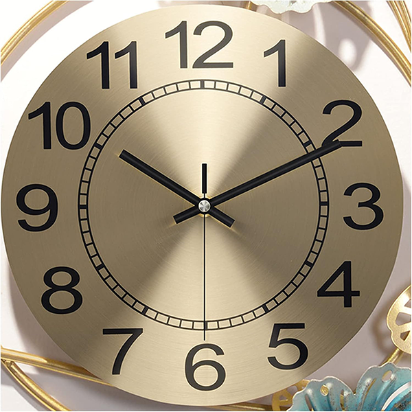 Modern metal wall clock 95X45 cm-am 275