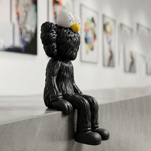 KAWS Elmo Sitting Art Figure-mm211