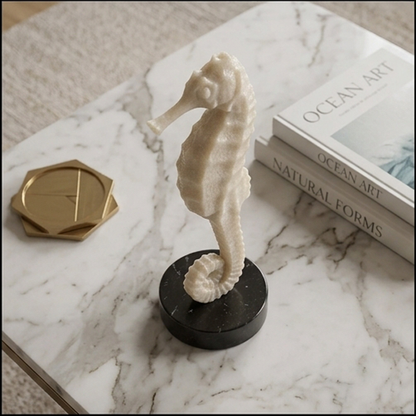 Coastal Luxe Seahorse Sculpture-MM202
