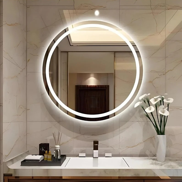 Modern Round Mirror With LED-M02