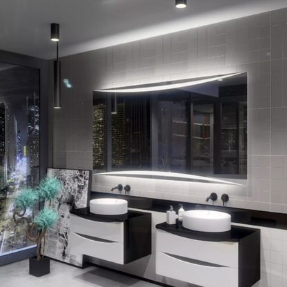 Modern Shape Mirror With LED-M19