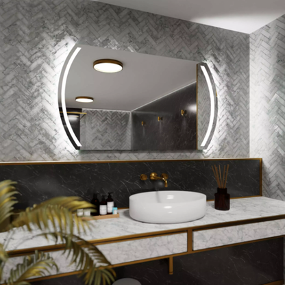 Modern Shape Mirror With LED-M18