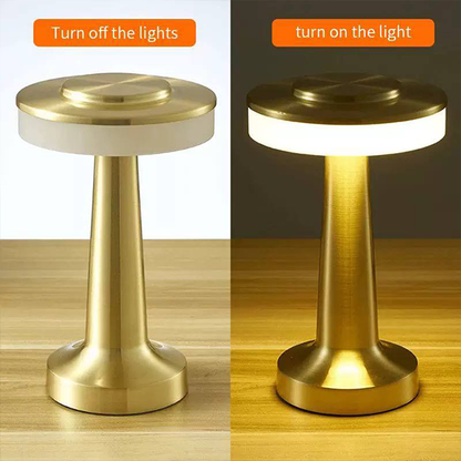 Rechargeable Gold Table Lamp-MM125