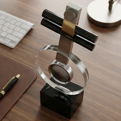 Crystal Musical Instrument Sculpture-GH110