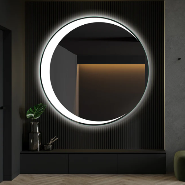 Modern Round Mirror With LED-M15