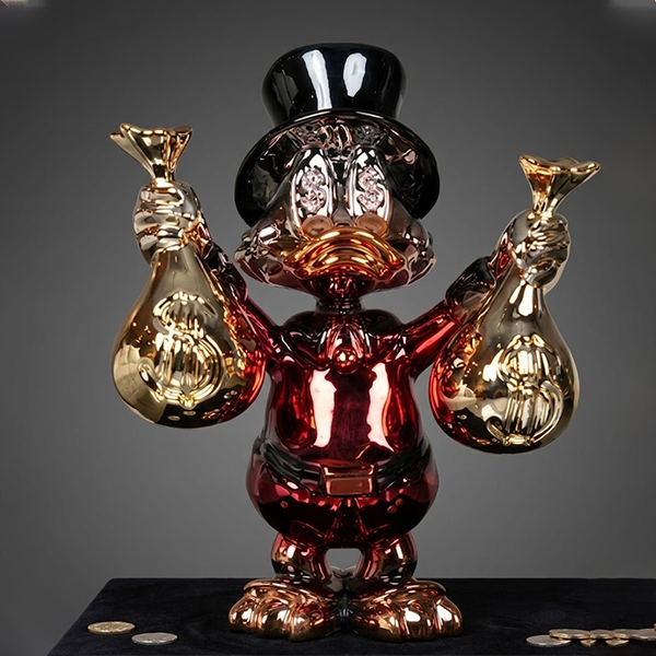 McDuck Metallic Wealth Statue-GH100