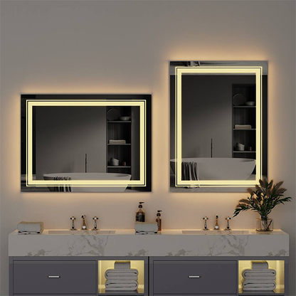 Modern Rectangular Mirror With LED-M16