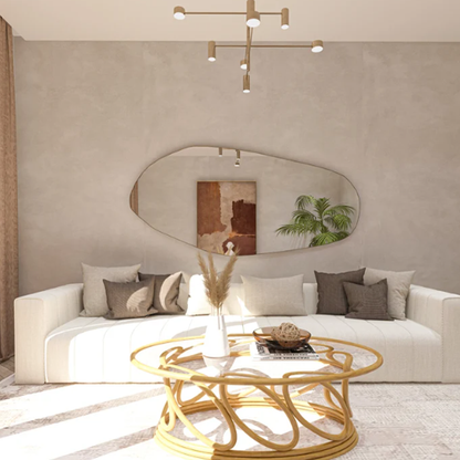Modern Shape Mirror With LED-M07