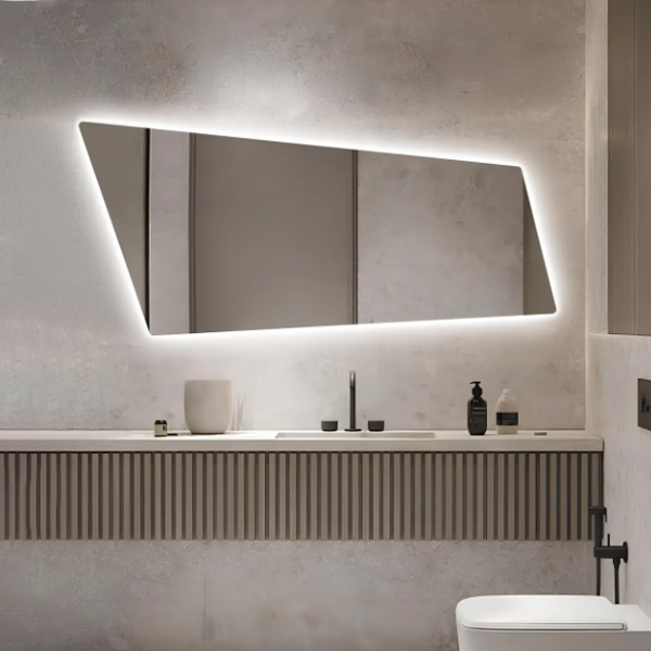Modern Shape Mirror With LED-M10