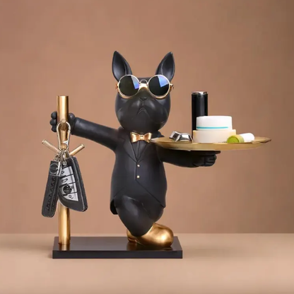 Luxury French Bulldog Valet & Tray-MM142