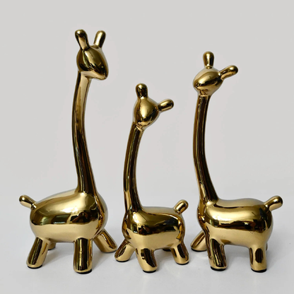 Modern Luxury Giraffes Figurine