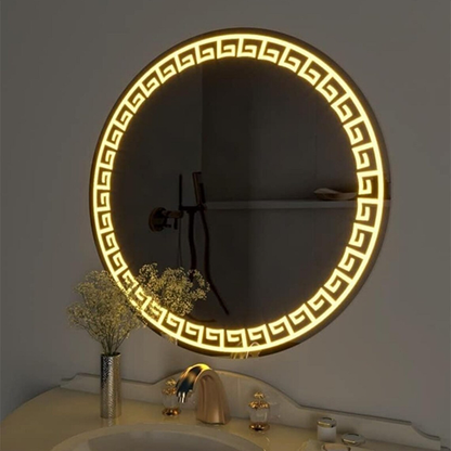 Modern Round Mirror With LED-M08