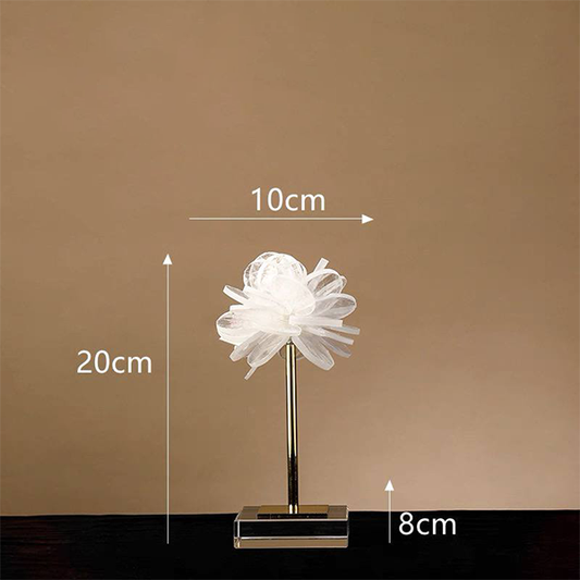 Floral Gold and Crystal Statues-GD40