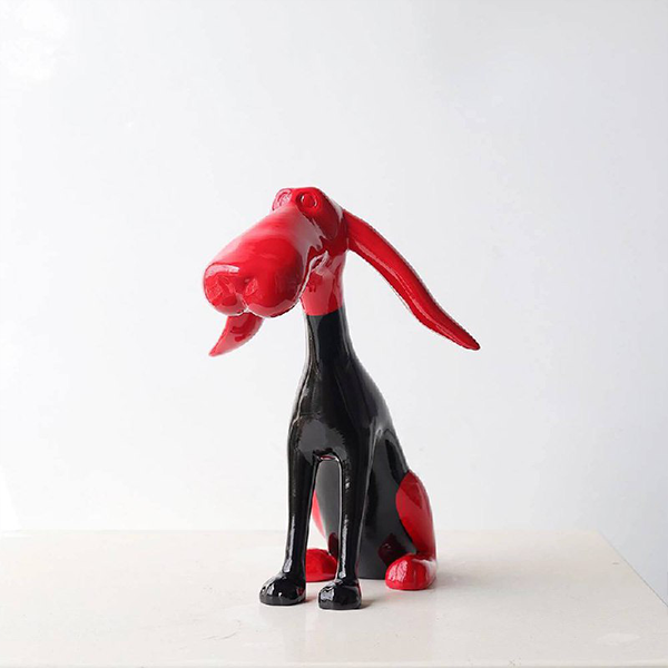 Abstract Dog Sculpture-MM122