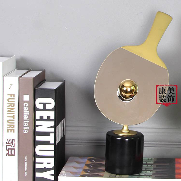 Luxury Table Tennis Racket Sculpture-LY12
