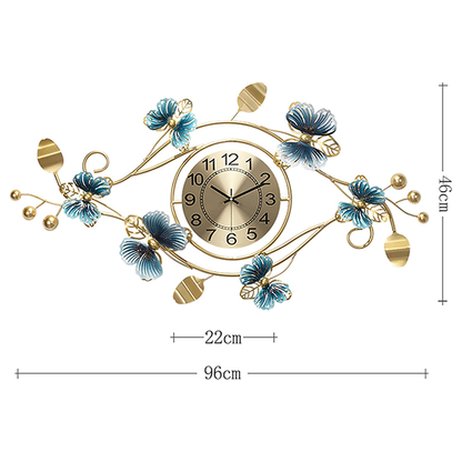 Modern metal wall clock 95X45 cm-am 275