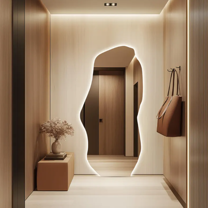 Modern Shape Mirror With LED-M26