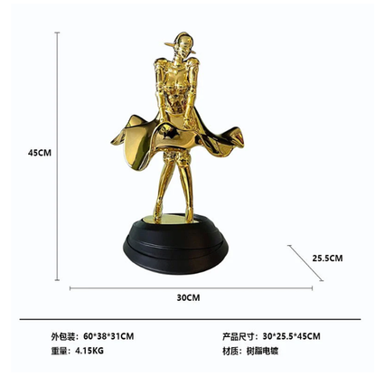 Gold Sexy Lady Decor-MM69