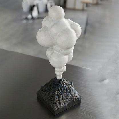Abstract Volcanic Smoke Sculpture-mm221