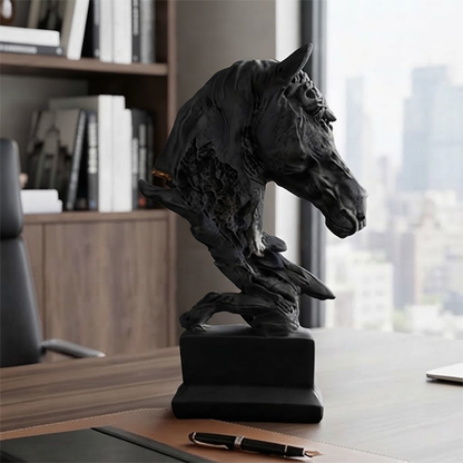 Modern Classic Horse Bust Statue-GH114