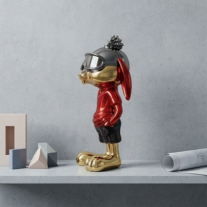 Chrome Rabbit Figurine-GH76