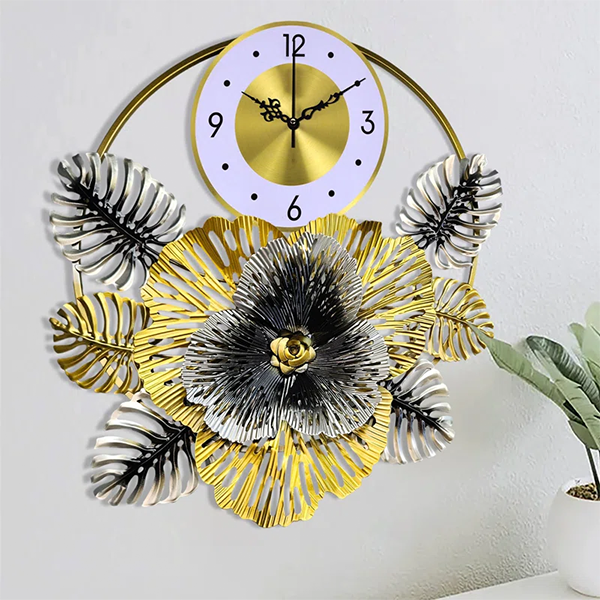 Modern metal wall clock 60X60cm-7521