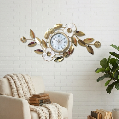 Decorative Metal Wall Clock 100x50CM-42
