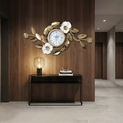 Decorative Metal Wall Clock 100x50CM-42