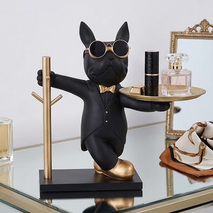 Luxury French Bulldog Valet & Tray-MM142
