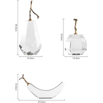 Crystal Fruit Décor Set-GH67