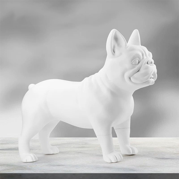 Modern White Dog Decoration-MM72